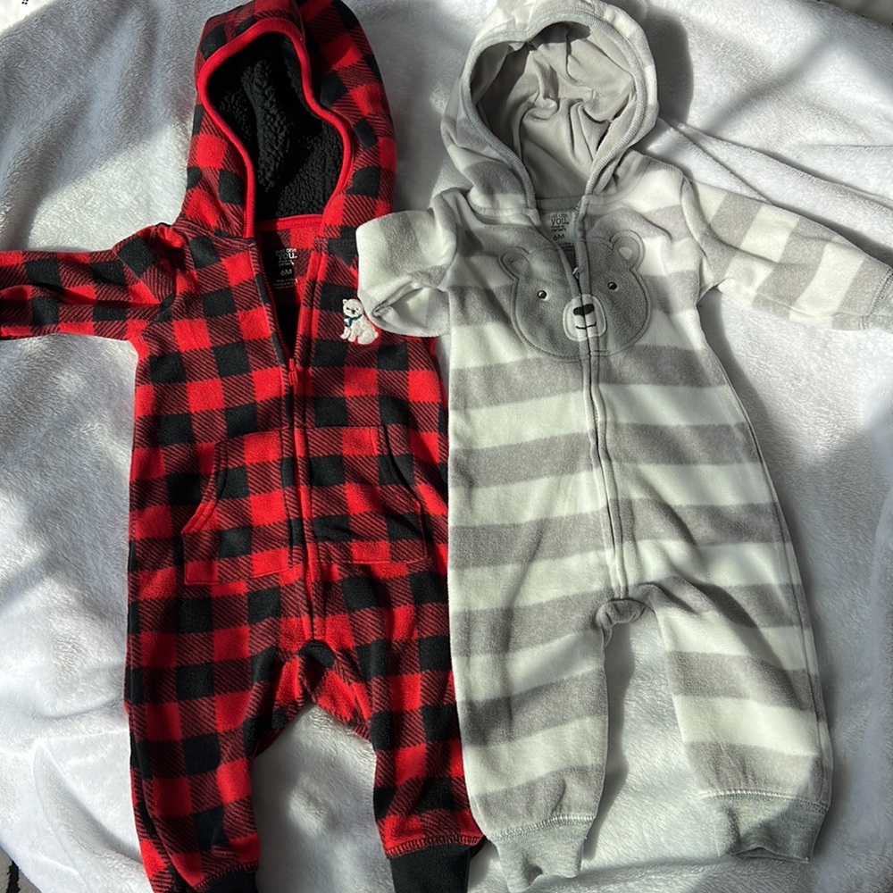 Carters Just One You Fleece One Pc Zip Up